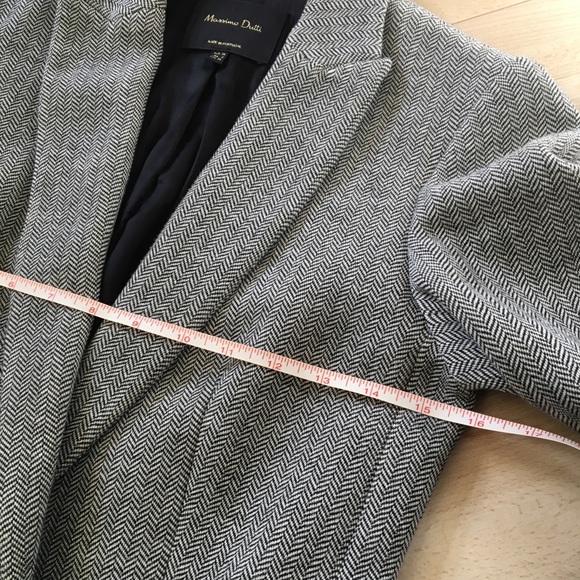 (SOLD) Massimo Dutti Herringbone Blazer - Picture 7 of 9